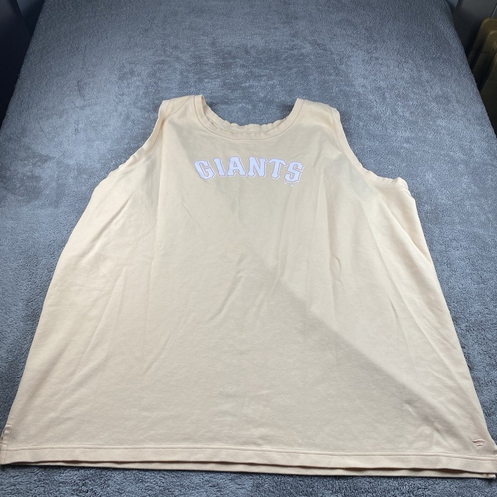 Signature San Francisco Giants Tank Top Mens 5XL Light‎ Orange Sleeveless